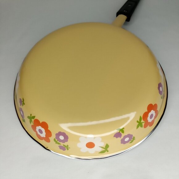 MCM Porcelain Enamel Fry Pan With Original Box Made In West Germany 1960s - Picture 7 of 12